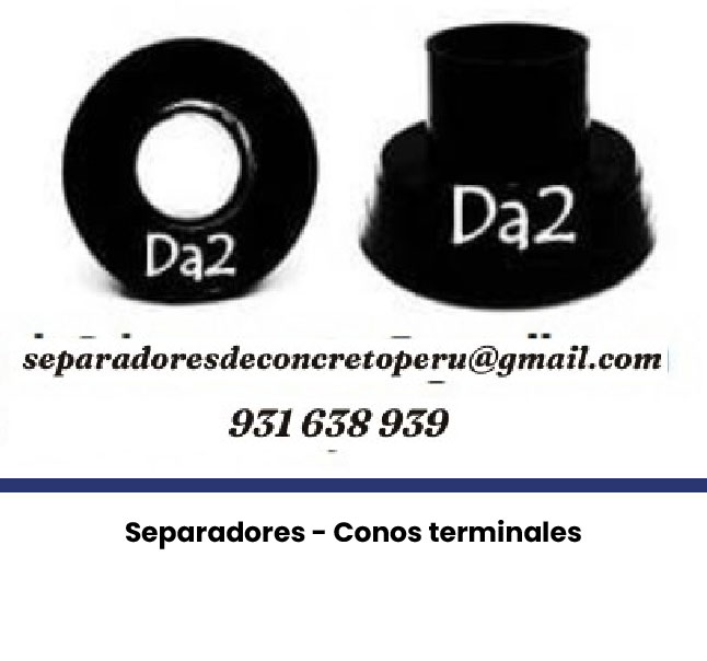 Imagen del producto Distaciador de encofrado Cono terminal